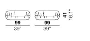 OPTION 2022 OTTOMAN - Dimensions